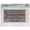 Image 1 : German states, Bayerische Notenbank, 1923, 20000 Mark, A 213400. PMG 55.