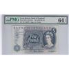 Image 1 : Great Britain, ND (1966-70), 5 pounds, 73C 590977. PMG 64EPQ.