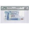 Image 1 : Hong Kong, Bank of China Ltd., 2005, $20, ZZ115235. PMG 67EPQ. Replacement.