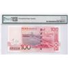 Image 2 : Hong Kong, Bank of China Ltd., 2003, $100,  ZZ001450. PMG 67EPQ. Replacement.