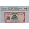 Image 1 : The Chartered Bank, 1962, $10, T/G 7899182. PMG 66EPQ. "Miller" Signature