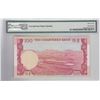 Image 2 : The Chartered Bank, 1977, $100, H689236. PMG 67EPQ. Hot type, Rare high grade.