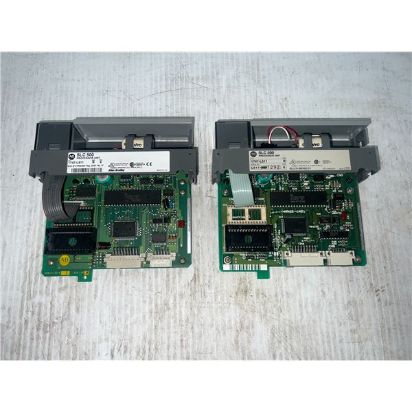 (2) Allen-Bradley #1747-L511 SLC 500 Processor Units