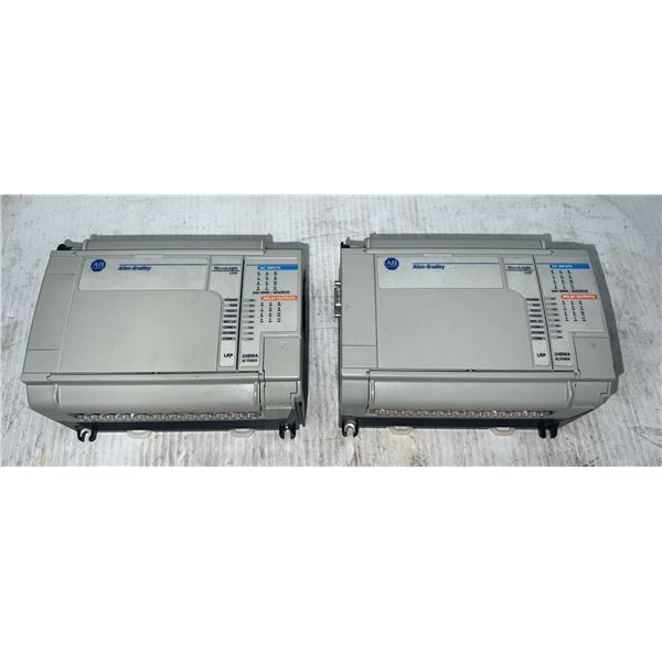 (2) Allen-Bradley #1764-24BWA MicroLogix 1500 Base Units