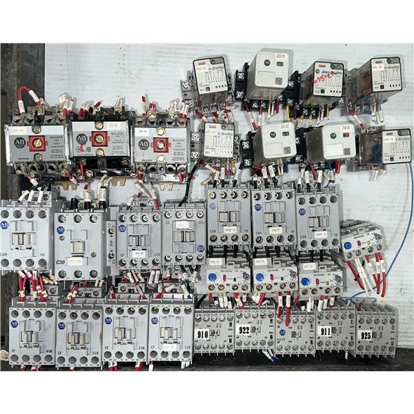 Lot of Assorted Allen Bradley Relays as Pictured