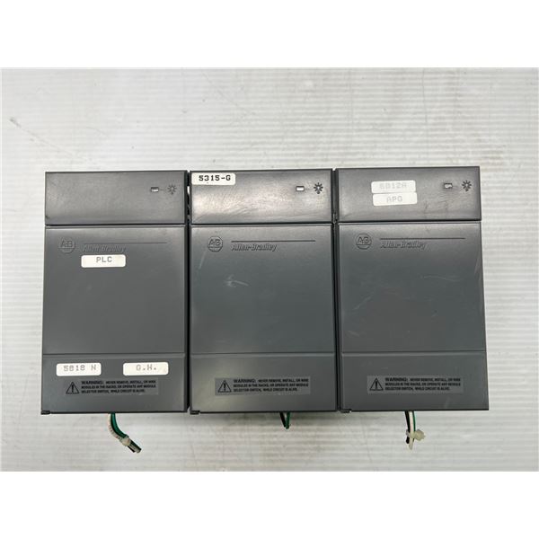 (3) Allen Bradley #1746-P2 Power Supplies