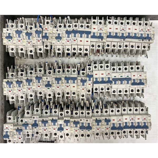 Lot of (51) Allen Bradley Circuit Breakers as Pictured