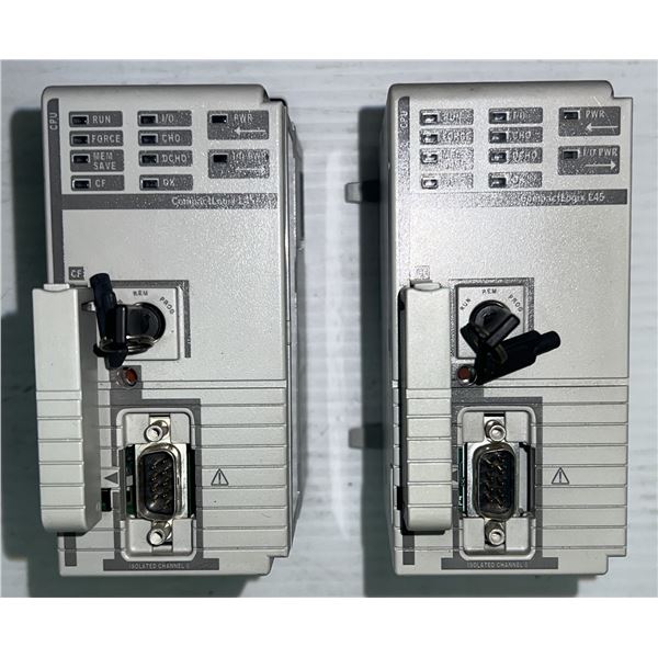 (2) Allen Bradley #1768-L45/B Processor Units