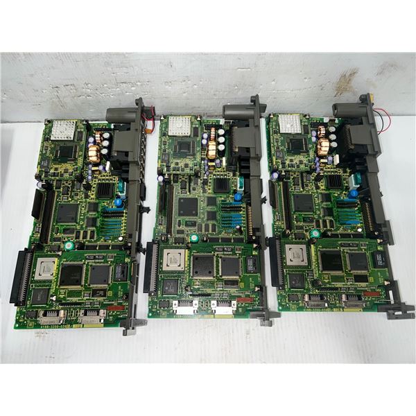 Lot of (3) Fanuc #A16B-3200-0260/10B Circuit Boards