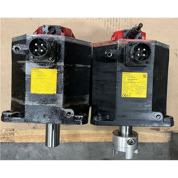 (2) Fanuc #A06B-0082-B103 AC Servo Motors