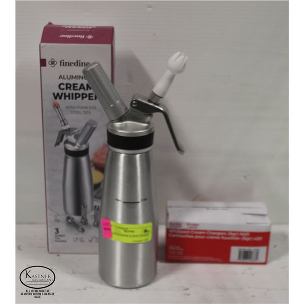 CREAM WHIPPER & BOX CHARGES