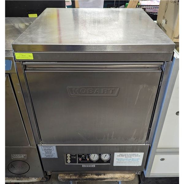 HOBART UNDERCOUNTER DISHWASHER W/ HOT WATER