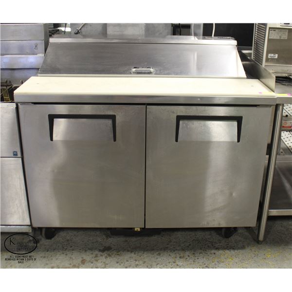 TRUE 4' S/S PREP COOLER MODEL: TSSU-48-12