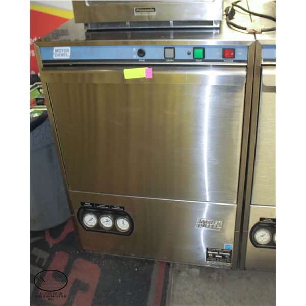 MOYER DIEBEL UNDERCOUNTER HIGH TEMP DISHWASHER