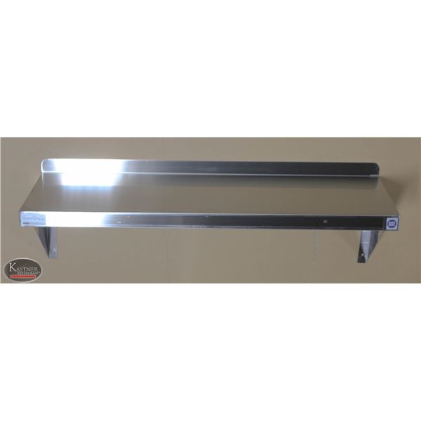 NEW 36 X12  STAINLESS STEEL WALL SHELF