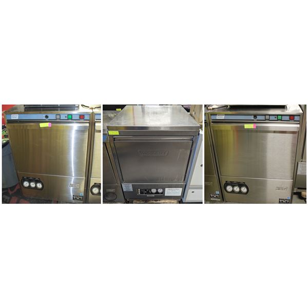 FEATURE LOT(S): HIGH TEMP UNDERCOUNTER DISHWASHERS