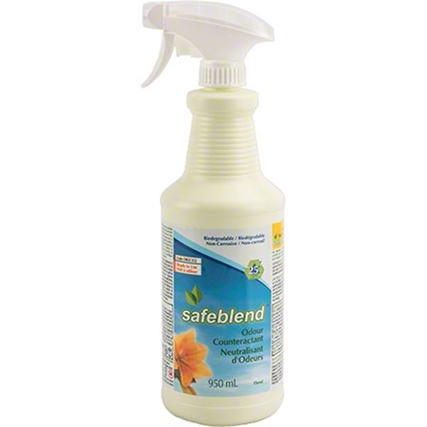 LOT OF TEN 950ML BOTTLES OF SAFEBLEND ODOUR