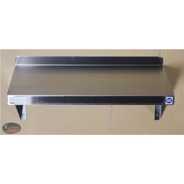 NEW 24 X12  STAINLESS STEEL WALL SHELF