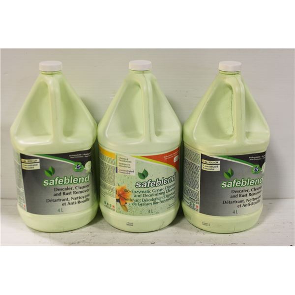 LOT OF TWO 4L BOTTLES OF SAFEBLEND DESCALER,