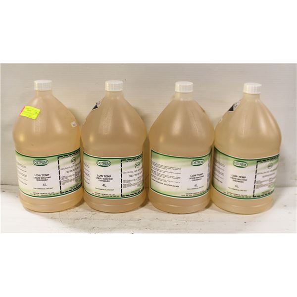 LOT OF FOUR 4L BOTTLES OF OSTREM LOW TEMP LIQUID