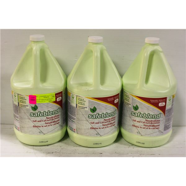 LOT OF THREE 4L BOTTLES OF SAFEBLEND NEUTRALIZER