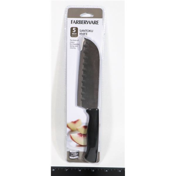 NEW FARBERWARE 5  SANTOKU KNIFE