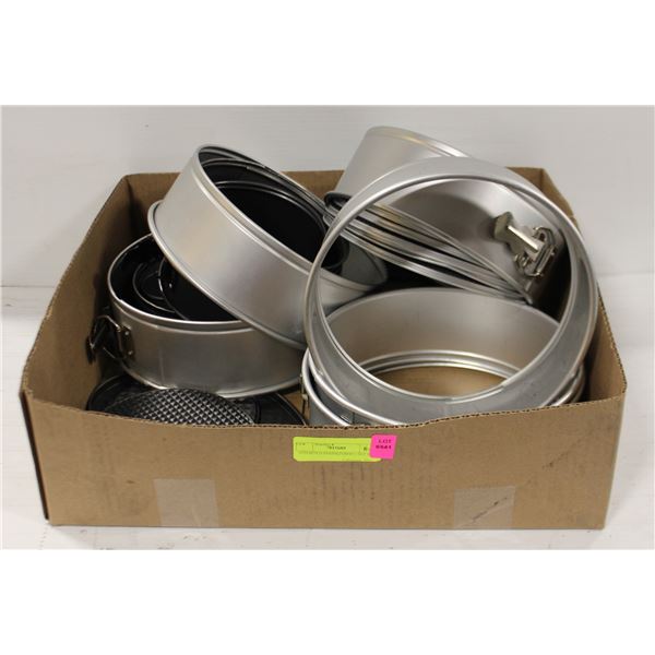 ASSORTED SPRINGFORM CAKE PANS