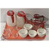 Image 1 : TRAY W/ SYRUP DISPENSERS & RAMEKINS