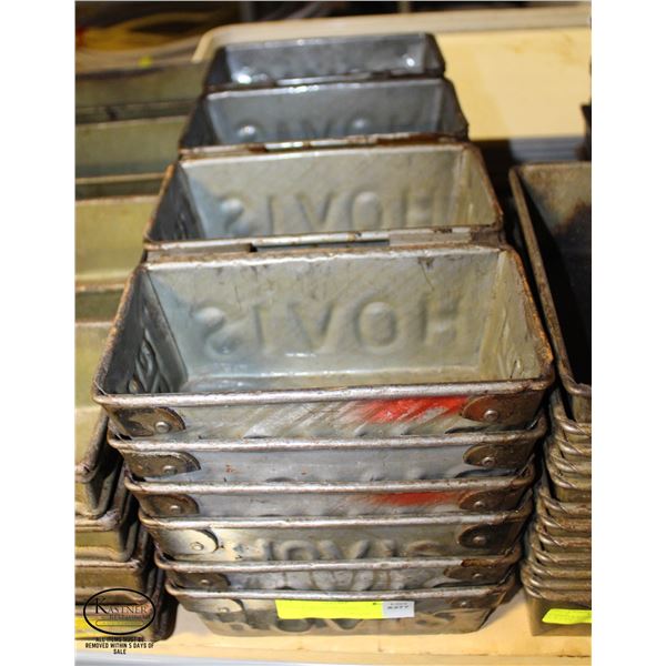 LOT OF SIX 4-LOAF PANS