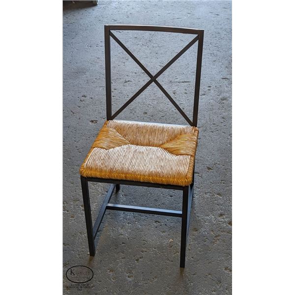 26 WICKER & STEEL DINING CHAIRS