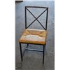 Image 1 : 26 WICKER & STEEL DINING CHAIRS