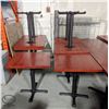 LOT OF 10 HEAVY DUTY RESTAURANT TABLES 27"X 24"