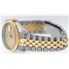 Image 3 : Rolex Mens 2T 18K Yellow Gold And Steel Champagne Index Datejust With Hidden Cla