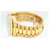 Image 9 : Rolex Mens Quickset 18K Yellow Gold Champagne Index 3 Carat Diamond Bezel Presid