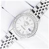 Image 2 : Rolex Quickset Sapphire Silver Index Diamond Datejust Wristwatch 26MM