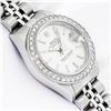 Image 5 : Rolex Quickset Sapphire Silver Index Diamond Datejust Wristwatch 26MM