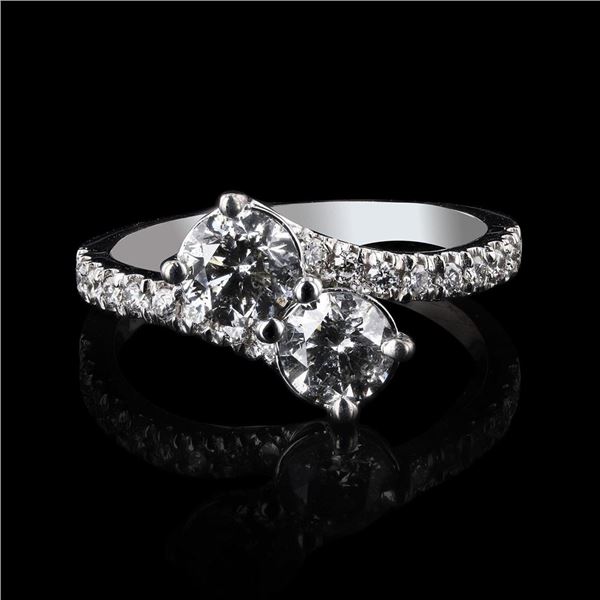 1.18 ctw Diamond 14K White Gold Ring (1.43 ctw Diamonds)