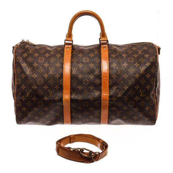 Louis Vuitton Keepall 50 Bandouliere Duffle Bag