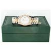 Image 8 : Rolex Mens 2 Tone White Roman Pyramid Diamond Bezel Datejust With Rolex Box