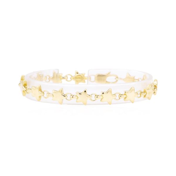 Tiffany and Company Star Link Bracelet - 18KT Yellow Gold