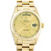 Image 1 : Rolex Mens 18K Yellow Gold Champagne Index Day Date President 36MM