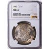 Image 1 : 1882-CC $1 American Silver Eagle Dollar Coin NGC MS64