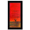 519  Sunset Whale by Wyland Original
