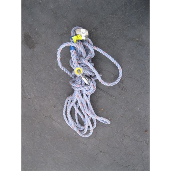 FALL ARREST ROPE LANYARD & LIFELINE 50'