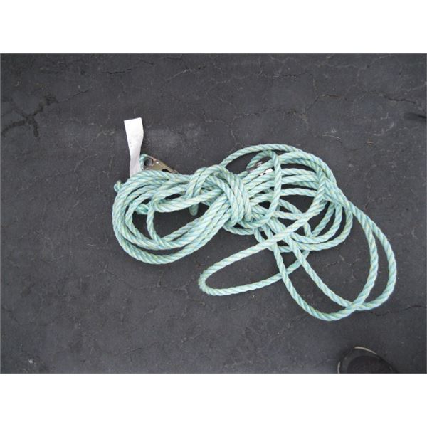 FALL ARREST ROPE LANYARD & LIFELINE 50' & BRAKE VERTICAL LIFELINE