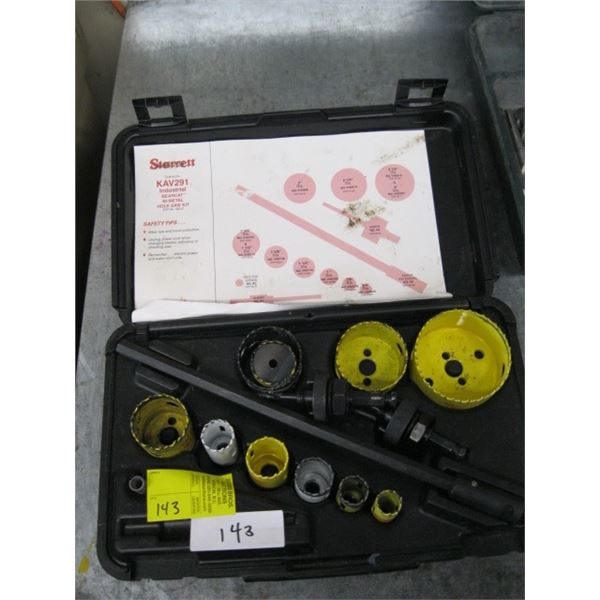 STARRETT IND HOLE SAW KIT K291