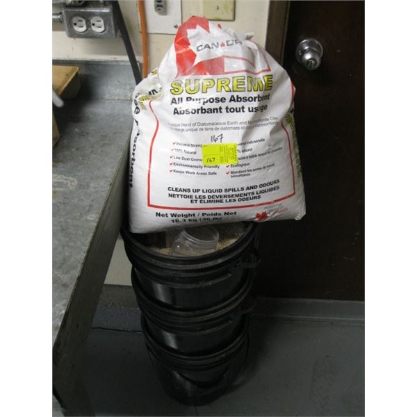 ALL PURPOSE ABSORBAND 3 PART PAILS 5GALLON & 1/2 36LBS BAG