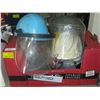 Image 1 : BOX OF 7 HARD HATS X2 HARD HATS WITH SHIELDS