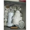 Image 1 : BOX OF PVC COUPLINGS 4"-2", 1-2" COMBO CHECK BALL VALVE