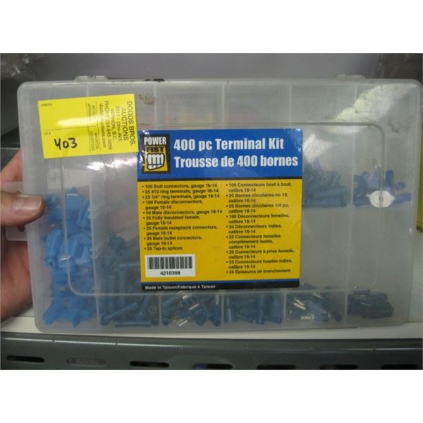 POWER FIST 400 PC ELECTRIC TERMINAL KIT (4210398)